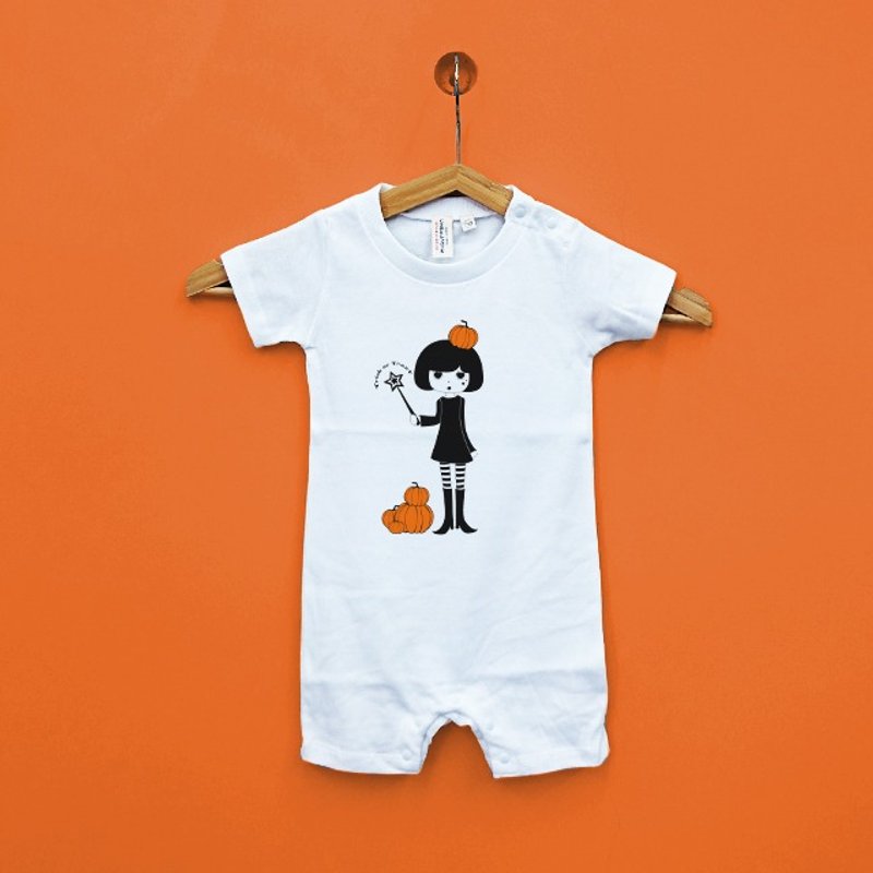 万圣节 女巫 Trick or Treat  日本纯棉柔感短袖包屁衣 - 其他 - 棉．麻 