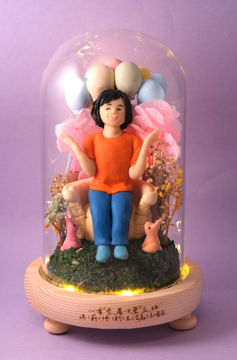 荣休记念小礼品,可定制名字.提供相片定制人物造型(各行各业造型) - 摆饰 - 粘土 