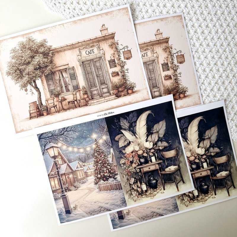 Z656 - 多种背景 - 贴纸 - 纸 