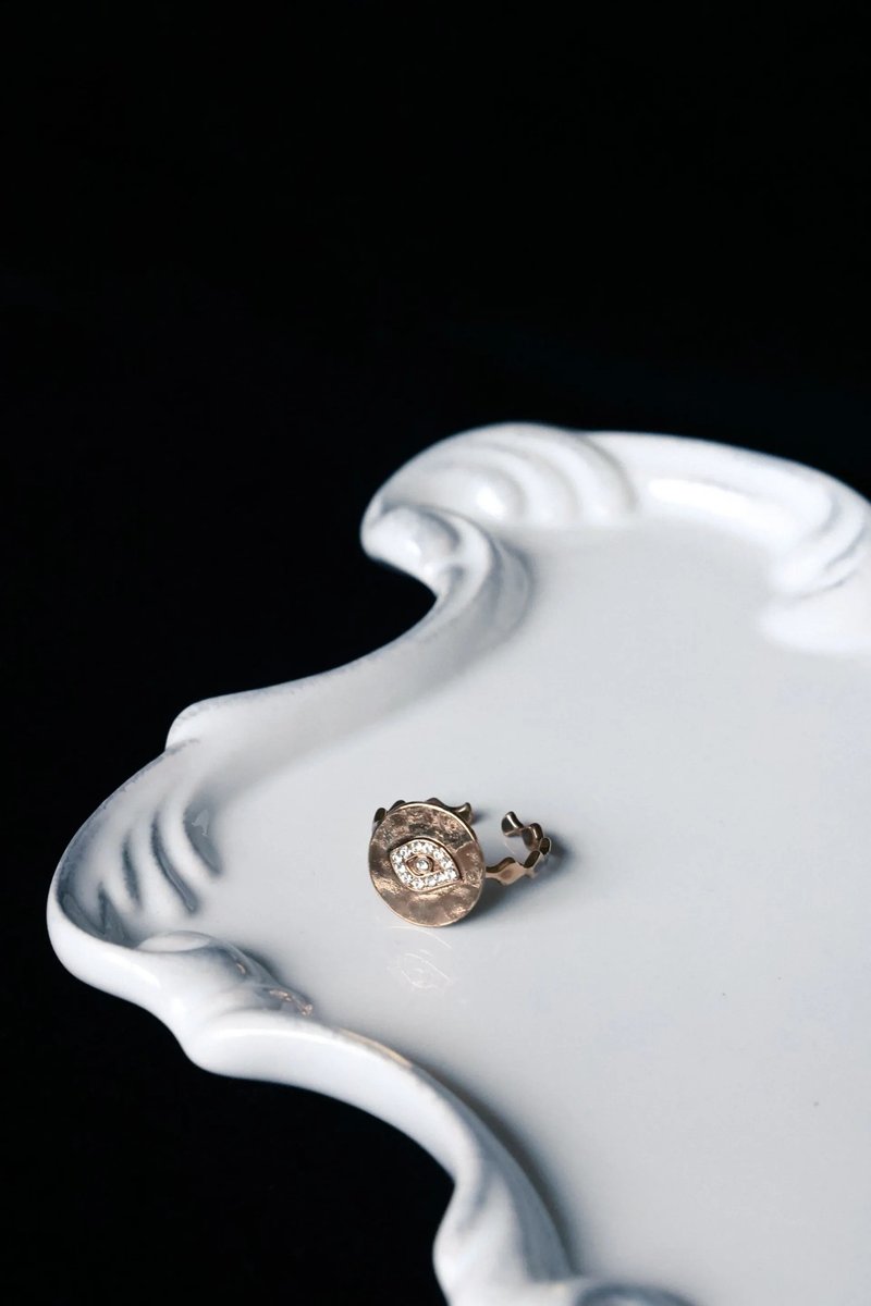 COR-DATE / 眼睛戒指 - 戒指 - 其他金属 