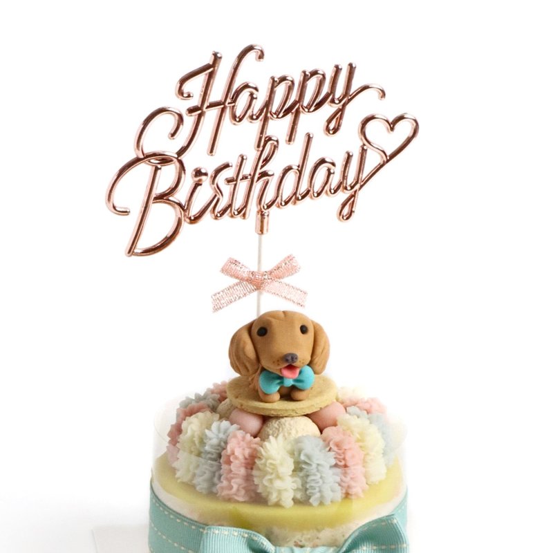 爱心款厚亮插牌 蛋糕配件 生日派对 庆生必备 仪式感 生日配件 - 其他 - 塑料 