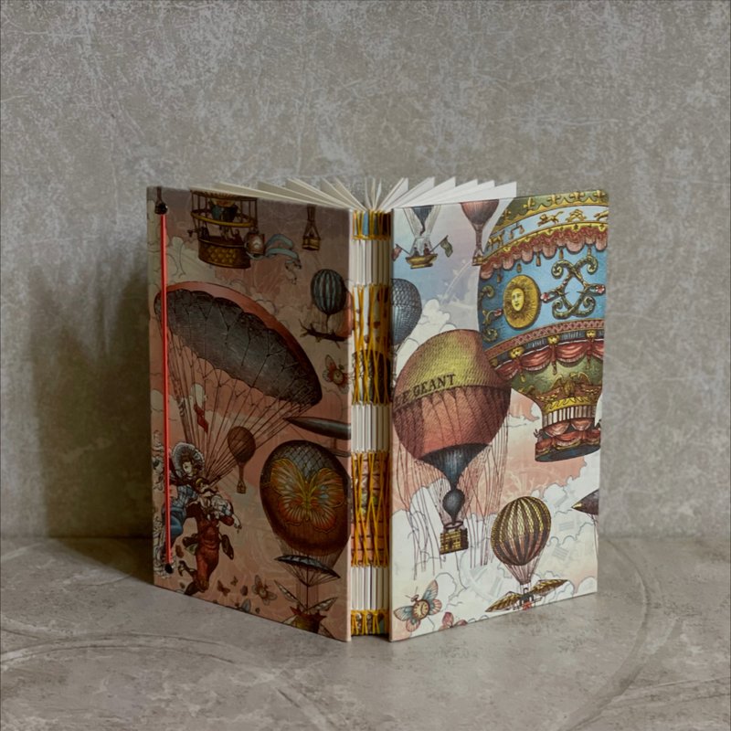 热气球 法式手工书 - 笔记本/手帐 - 纸 