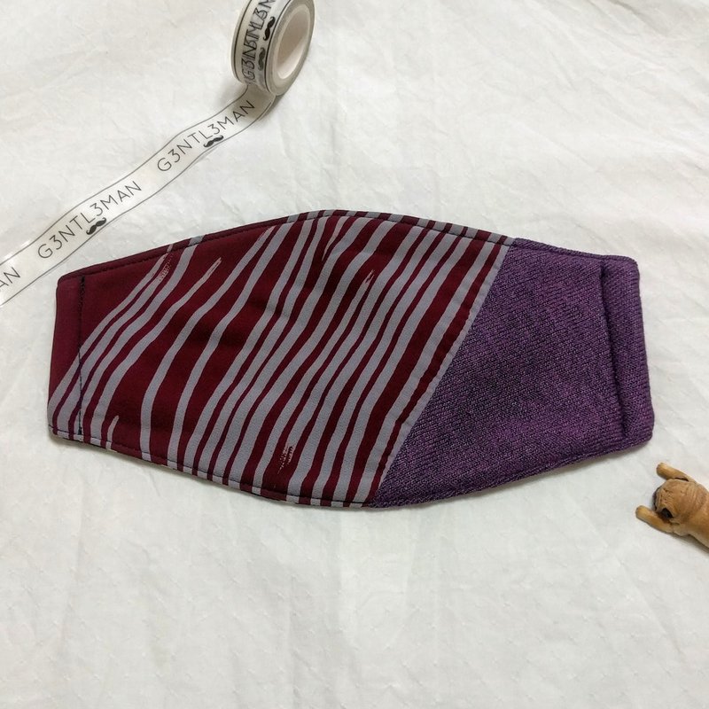 G3NTL3MAN 拼接口罩 丙申零壹 手作超柔软服贴舒适面料款 - 口罩 - 棉．麻 多色