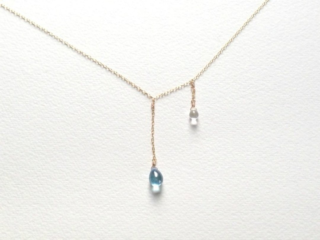泪滴项链 Tear（necklace） - 项链 - 宝石 多色