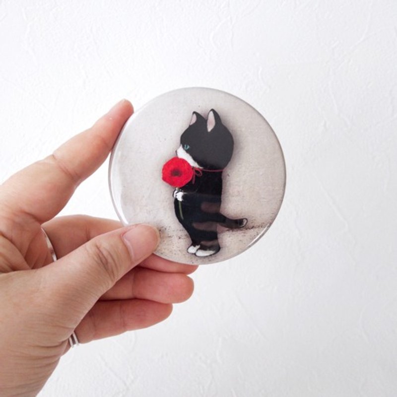 手镜（鸡小米和小猫，76mm尺寸） - 其他 - 其他金属 