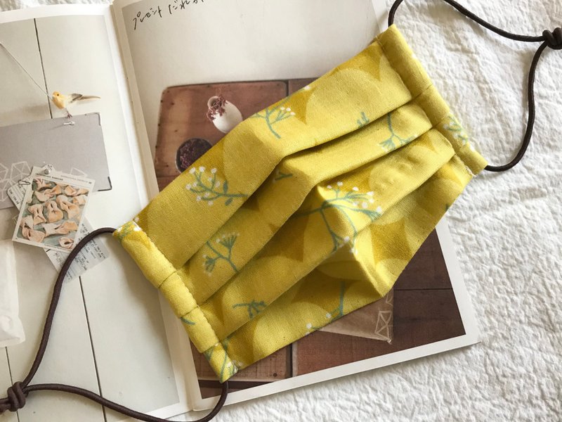 好好生活2 布口罩 可放滤材 成人 - 其他 - 棉．麻 黄色