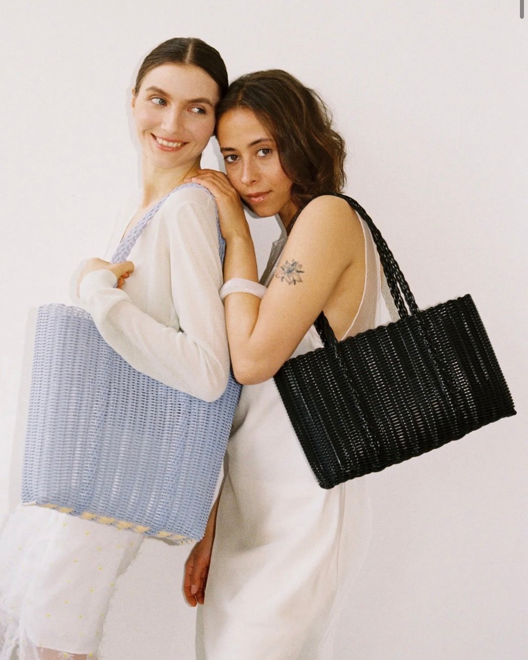 Rayas 德国制编织手提包 Tote Bag/藤篮 - 手提包/手提袋 - 防水材质 多色