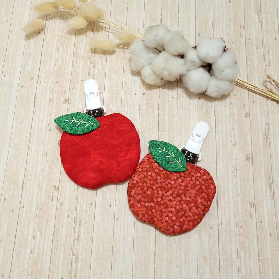 苹果 / 造型平安福袋 / 钥匙吊饰 - 平安符/符袋 - 棉 