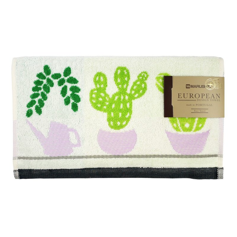 日本丸真│葡萄牙制创意北欧毛浴巾洗脸巾 盆栽 - 毛巾浴巾 - 棉．麻 多色