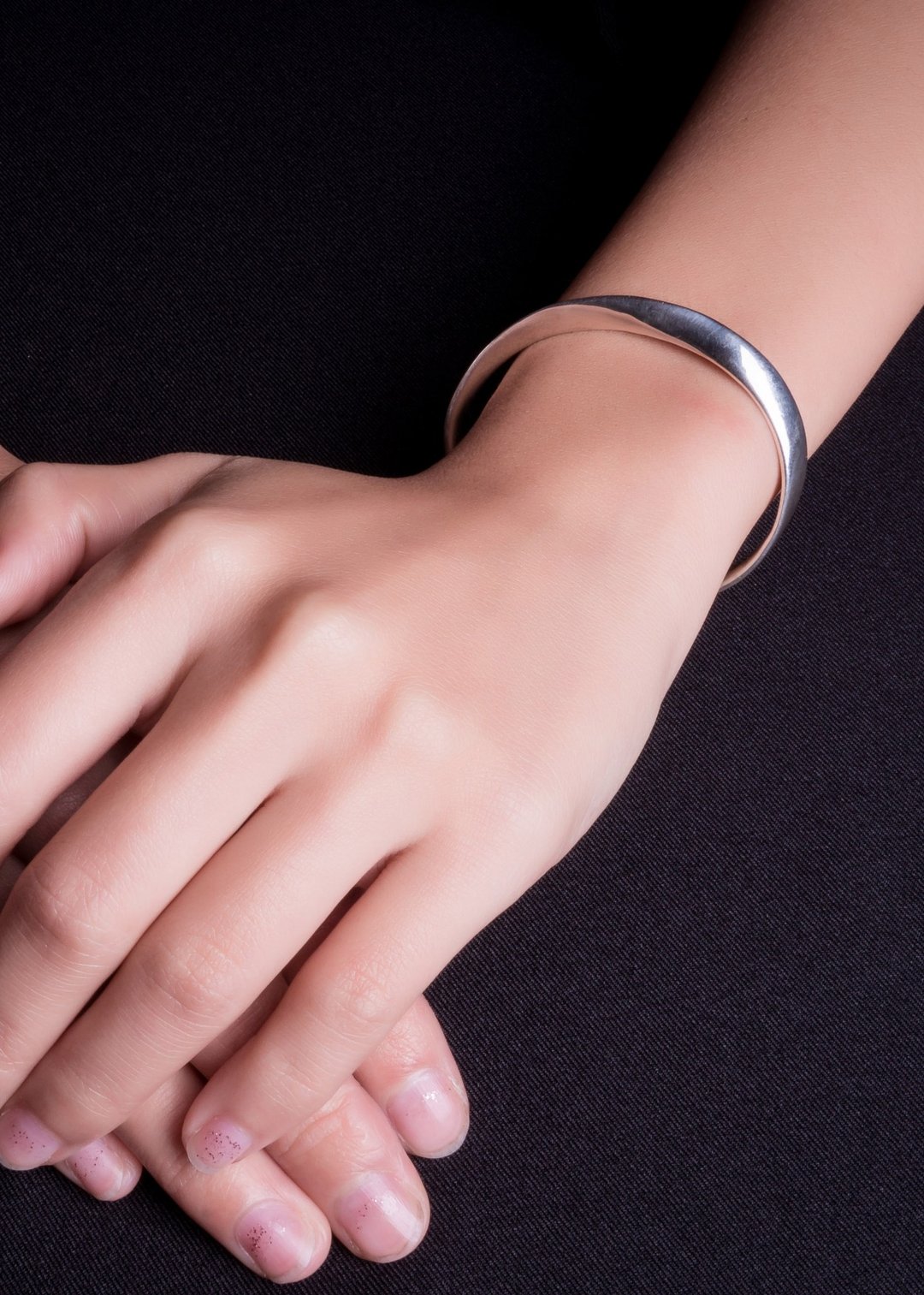 - 扭转立体银镯 - 手镯Bracelet - 手链/手环 - 纯银 银色