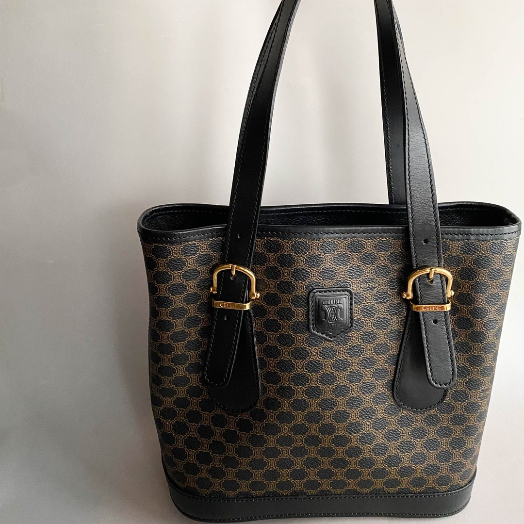 中古包Celine赛琳│Tote Bag│侧背包│单肩包│手提包│腋下包 - 侧背包/斜挎包 - 真皮 黑色