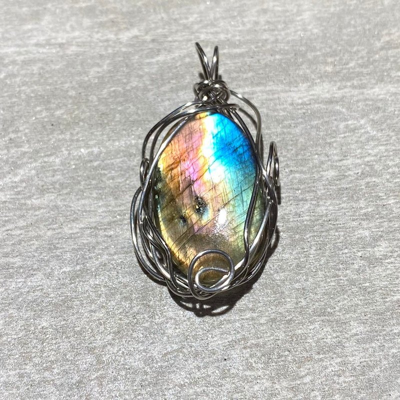 魔镜 你看到了什么 - 项链 - 半宝石 蓝色