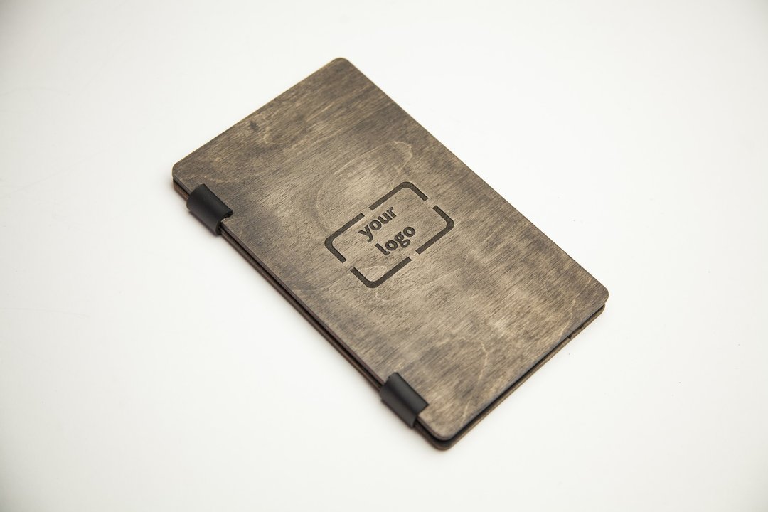 Check Holder, Wooden Check Presenter FREE ENGRAVING - 其他 - 木头 灰色