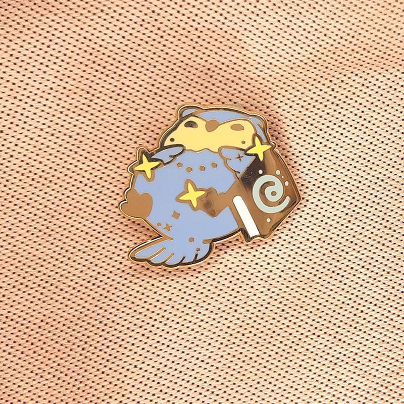 BabyMagic 猫头鹰 襟针 - 胸针 - 其他金属 