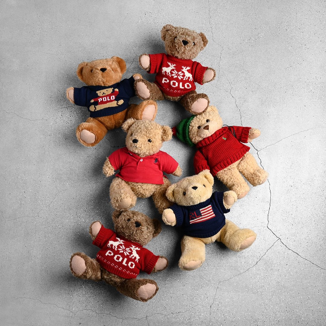 Vintage POLO Bear 熊 / Vintage 古着 - 吊饰 - 棉 多色