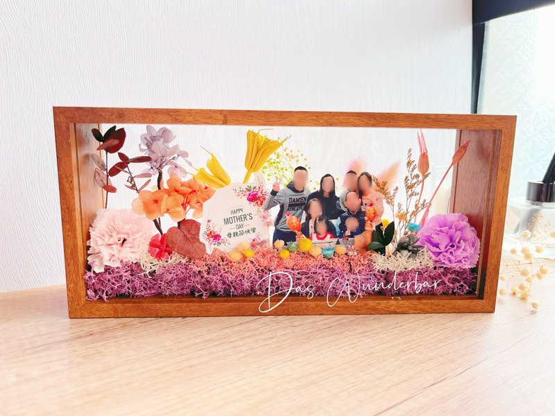 【香港花艺店】定制相片花架(L) - 干燥花/捧花 - 植物．花 多色