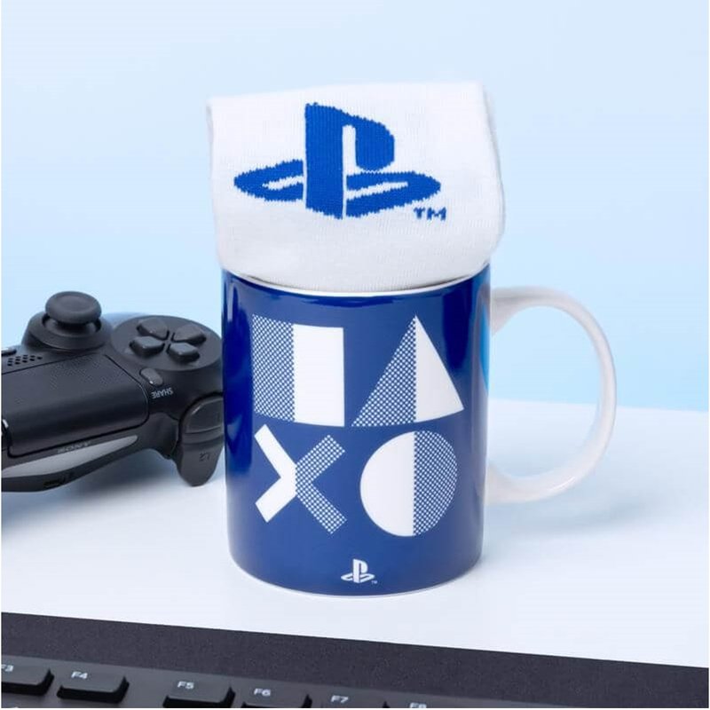 【Playstation】PS5经典符号马克杯加袜子套组 - 其他 - 其他材质 多色