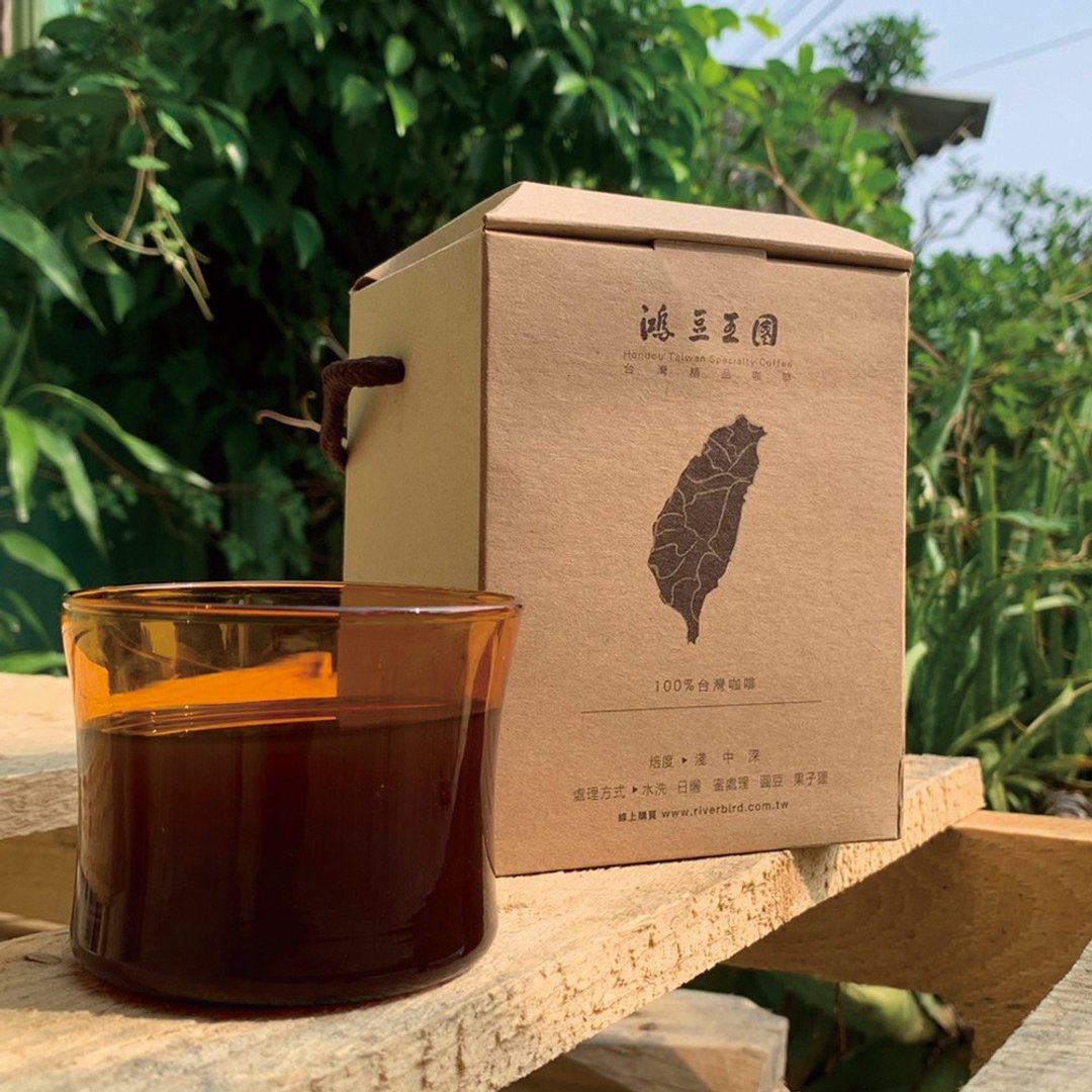 鸿豆10入挂耳盒 – 玉山黑樱桃 - 咖啡 - 新鲜食材 咖啡色