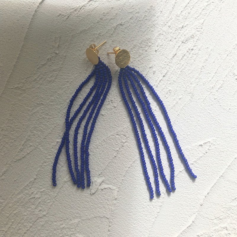 亚马逊宽恕耳环长尾巴系列 - 多色可选 - 耳环/耳夹 - 其他材质 黑色