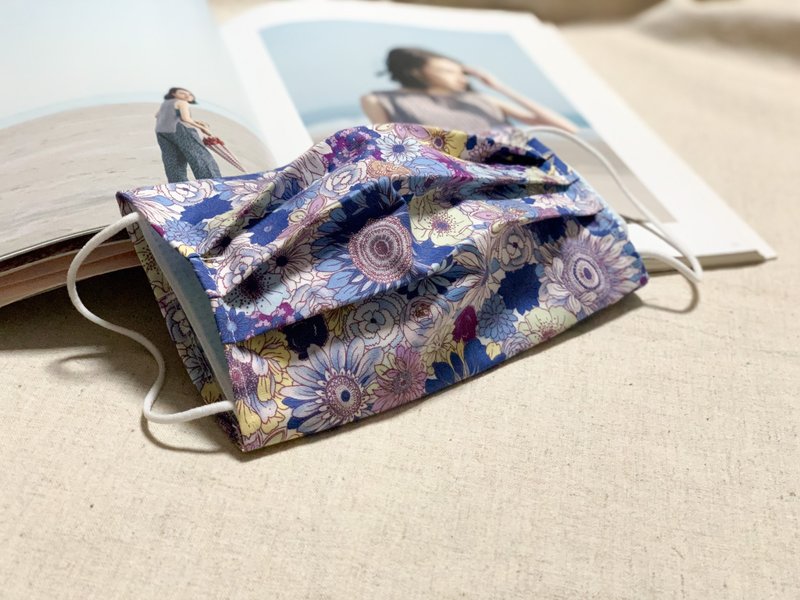 紫色繁花 立体口罩套 不发售海外 需搭配医用口罩或一般口罩 - 口罩 - 棉．麻 多色