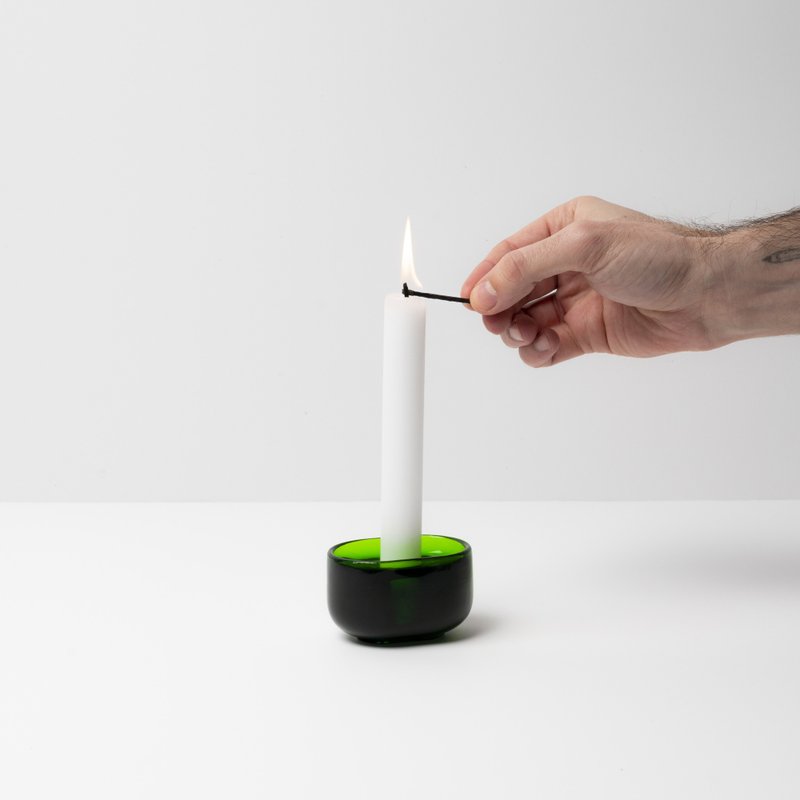Beacon Candle Holder 玻璃蜡烛台 - 蜡烛/烛台 - 玻璃 多色