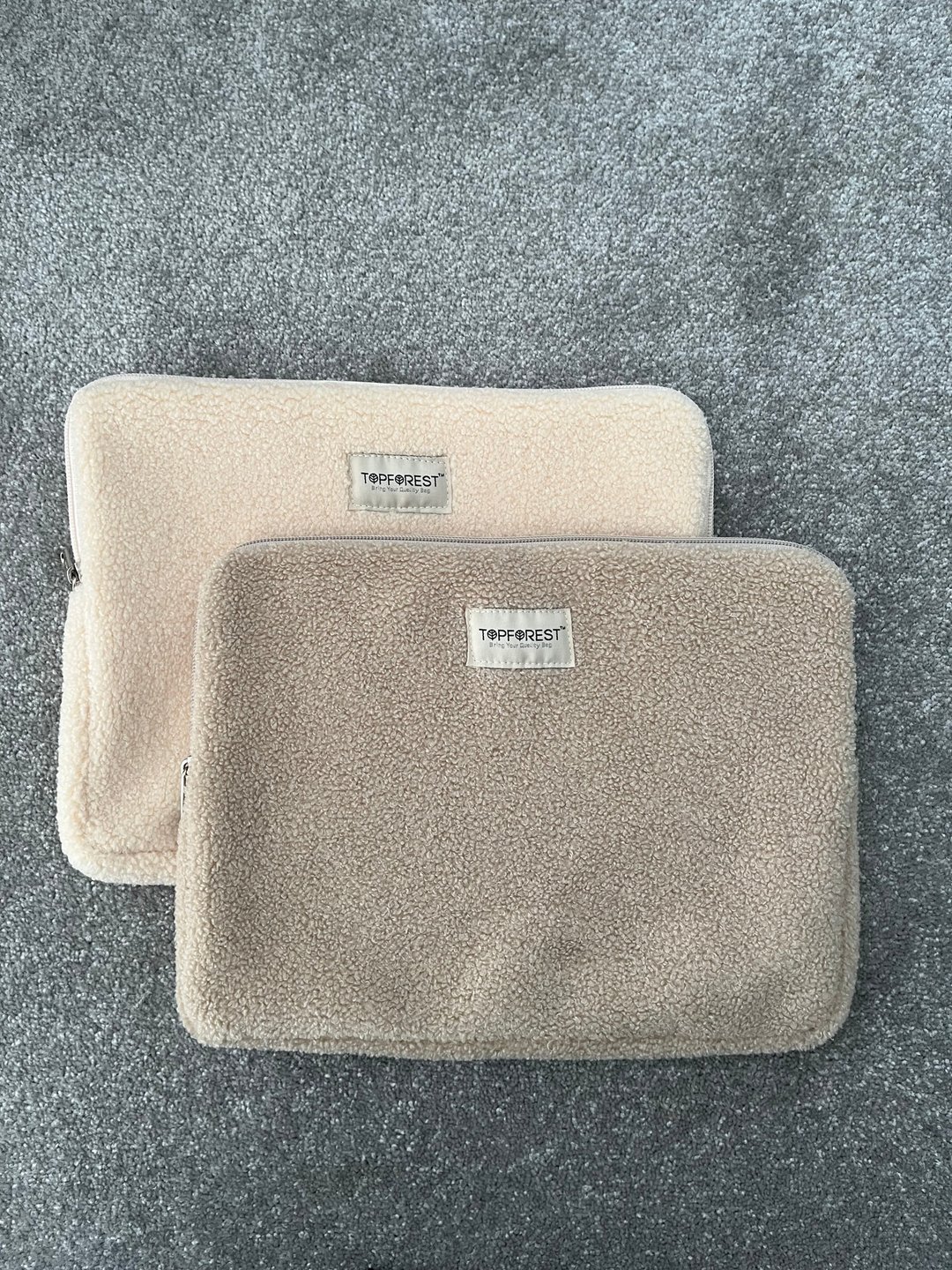 毛毛平板电脑保护套 不同尺寸 Ipad 笔记本电脑 手绘板 电子器材 - 平板/电脑保护壳 - 棉 卡其色