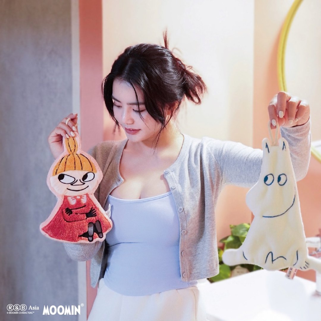 【MOOMIN】造型擦手巾 - 毛巾浴巾 - 棉 