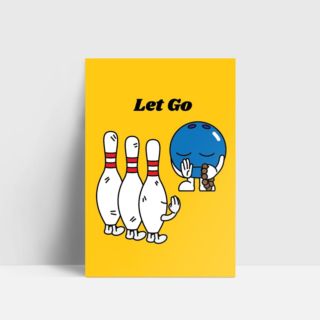 CHI Let Go 明信片 - 卡片/明信片 - 纸 白色