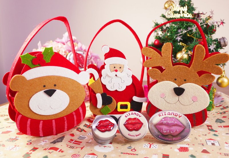 【Kizandy】魔幻迷唇浪漫圣诞 圣诞小提袋 任选2入组 - 零食/点心 - 其他材质 