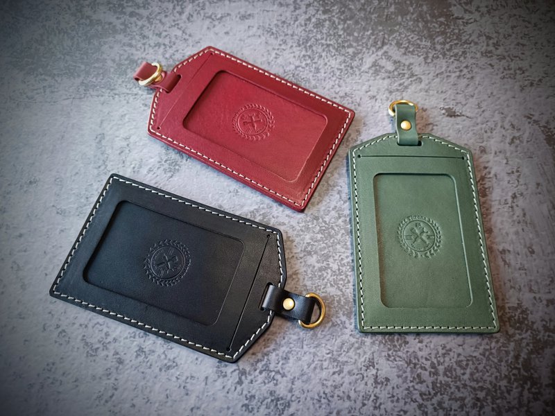 手工皮革 金鞄银  植鞣革 真皮 直式证件套 卡片套 悠游卡套 识别 - 证件套/卡套 - 真皮 