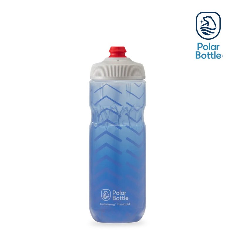 Polar Bottle 20oz 双层保冷喷射水壶 BOLT 蓝银 - 运动配件 - 塑料 蓝色