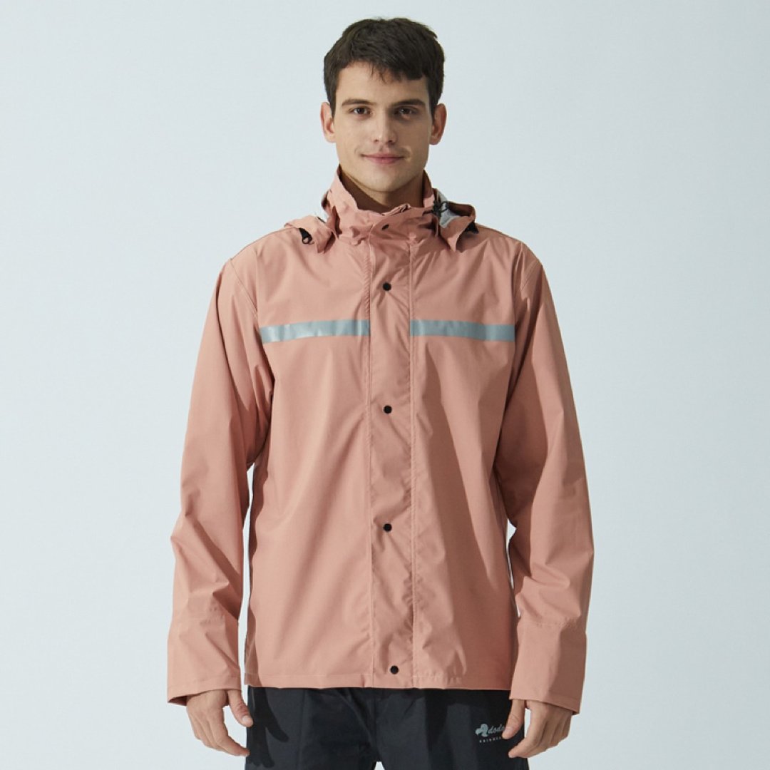新品上市 /Simple Forward/ 轻量成套式雨衣裤-干燥玫瑰 - 雨伞/雨衣 - 尼龙 粉红色