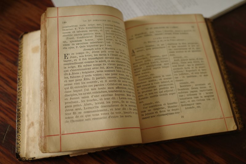 TOK 骨董真皮老书 18世纪 少见 T51 - 摆饰 - 其他金属 金色