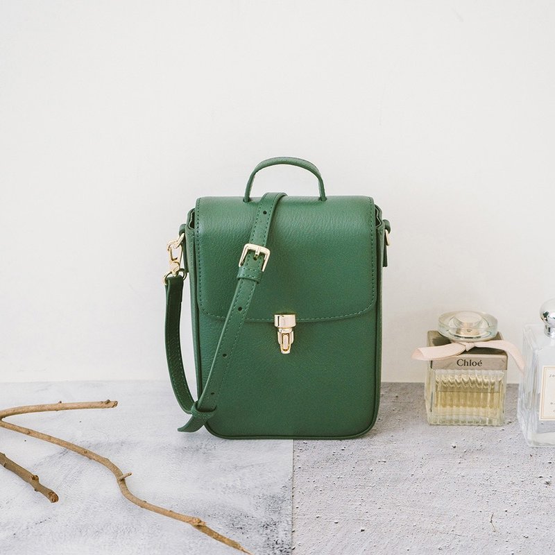 真皮俏丽手机小包 22274 绿 - 侧背包/斜挎包 - 真皮 绿色