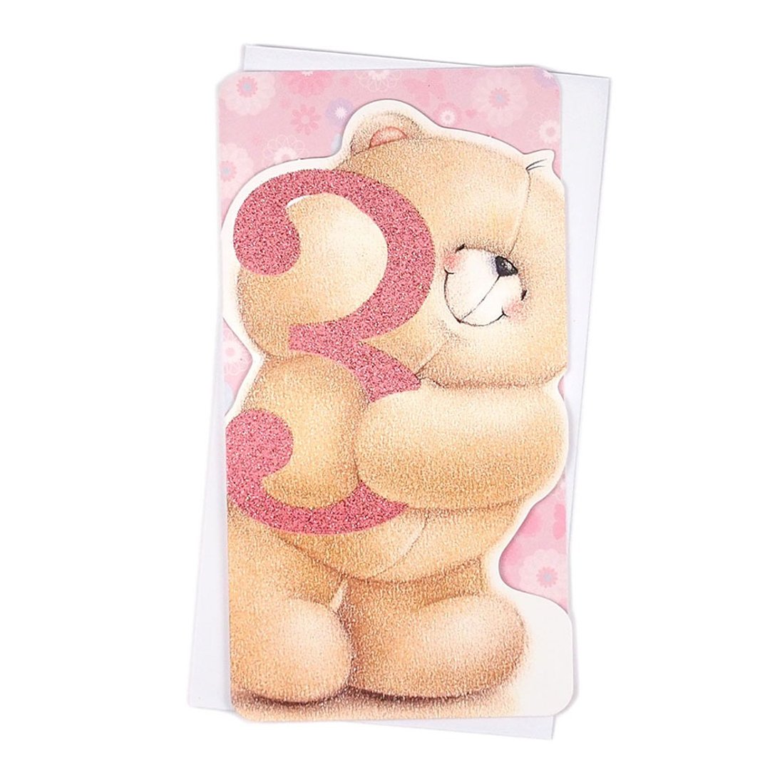 祝福你的第三个生日－3岁生日【Hallmark-卡片 生日祝福】 - 卡片/明信片 - 纸 多色