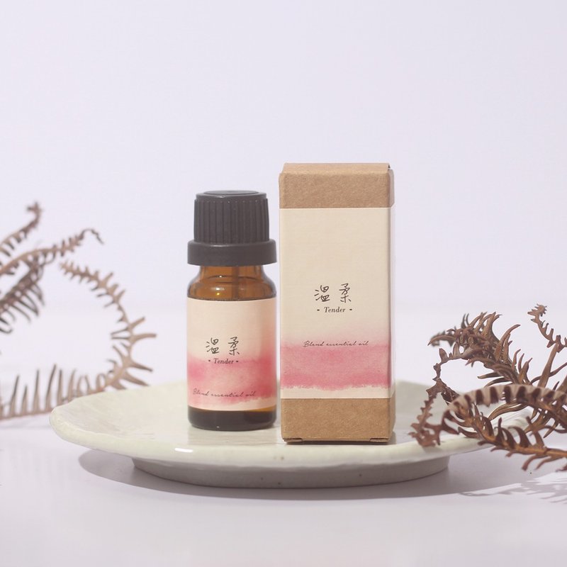 【温柔】玫瑰天竺葵+乳香、10mL、复方精油丨暖宫配方 - 香薰/精油/线香 - 植物．花 粉红色