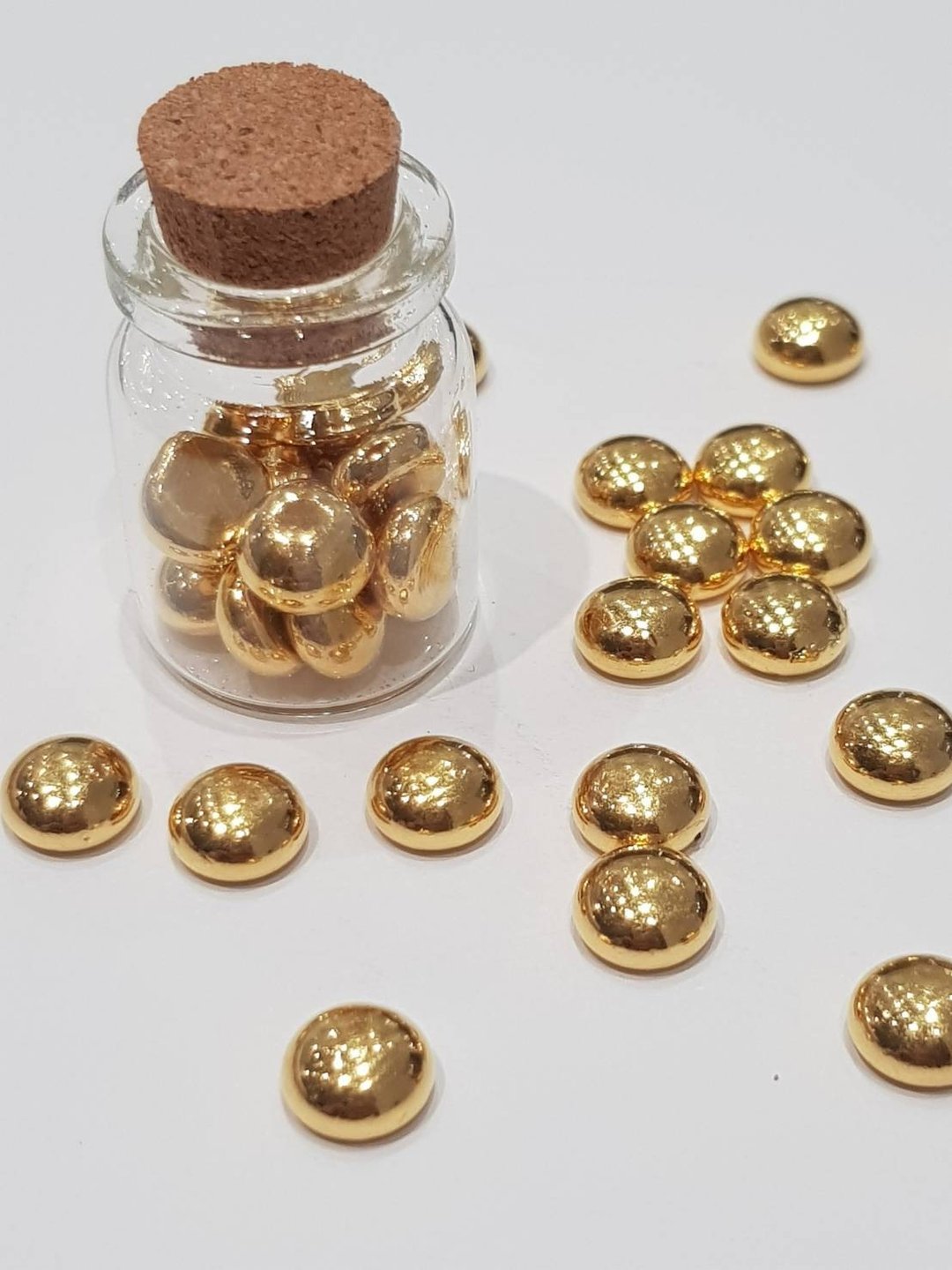 纯黄金9999-小金豆-3克-单颗-存金-金块原料制作-赠送收纳瓶 - 其他 - 24k 金 金色