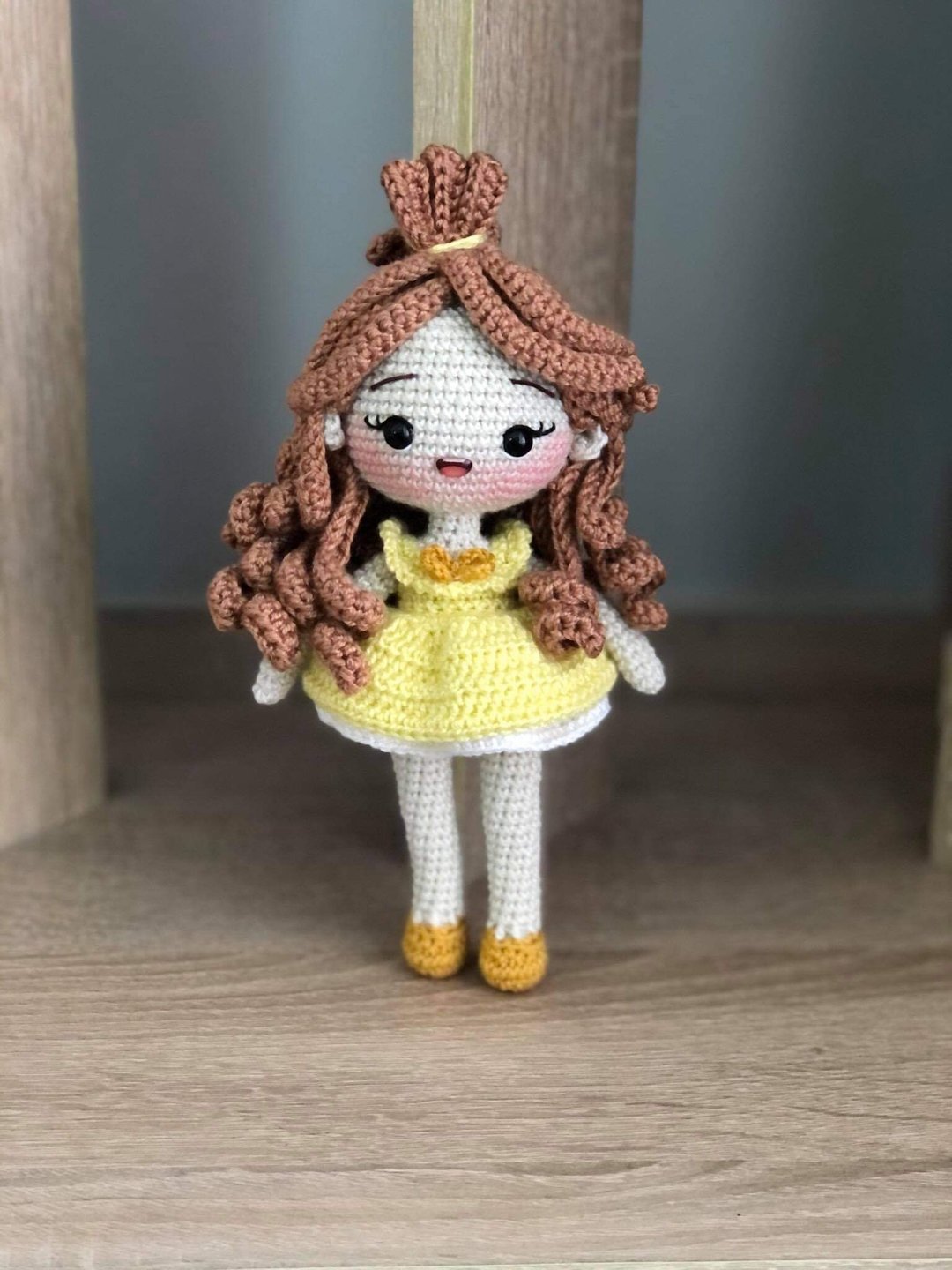 crochet doll , belle , princess doll, beauty and the beast, amigurumi - 玩偶/公仔 - 其他材质 多色