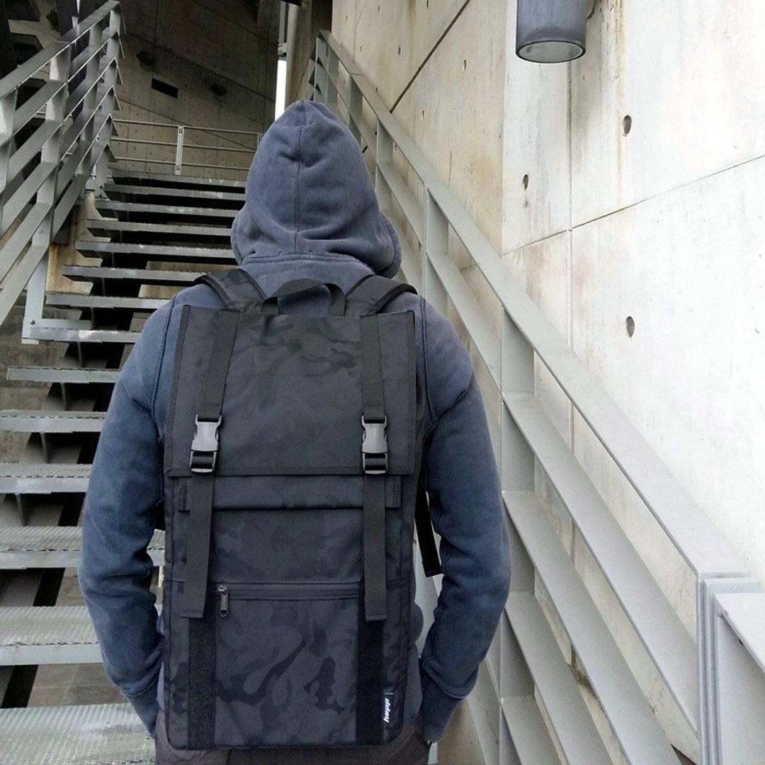 dday D+3 BACKPACK / 后背包 / 防水背包 / 热销 / 迷彩 - 后背包/双肩包 - 防水材质 黑色