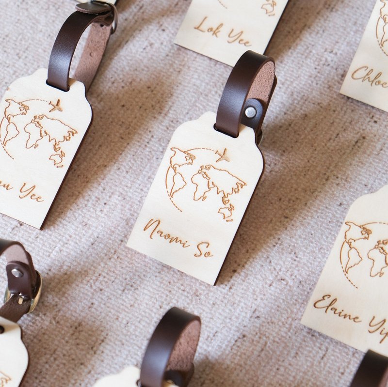 Luggage Tag 定制化行李牌 - 行李吊牌 - 木头 