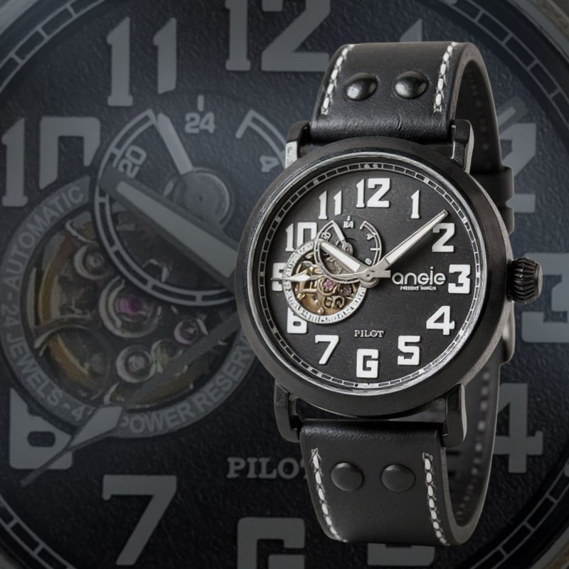 飞行系列1.0 皮带款 黑色 - 男表/中性表 - 不锈钢 