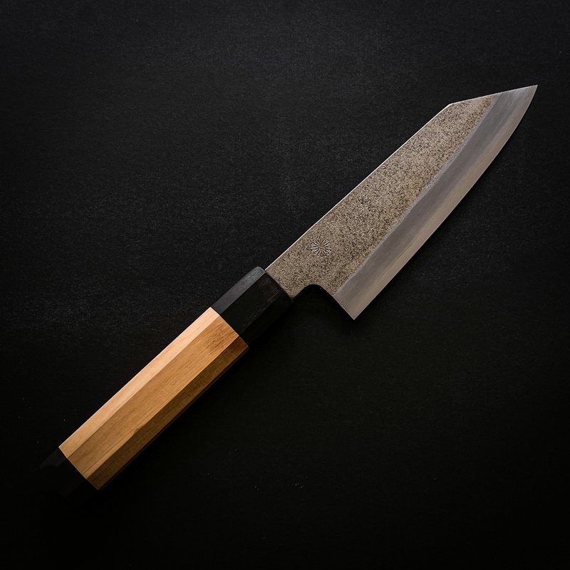 BLACK GHOST 16.5厘米文化厨房刀 - 菜刀/刀架 - 不锈钢 银色