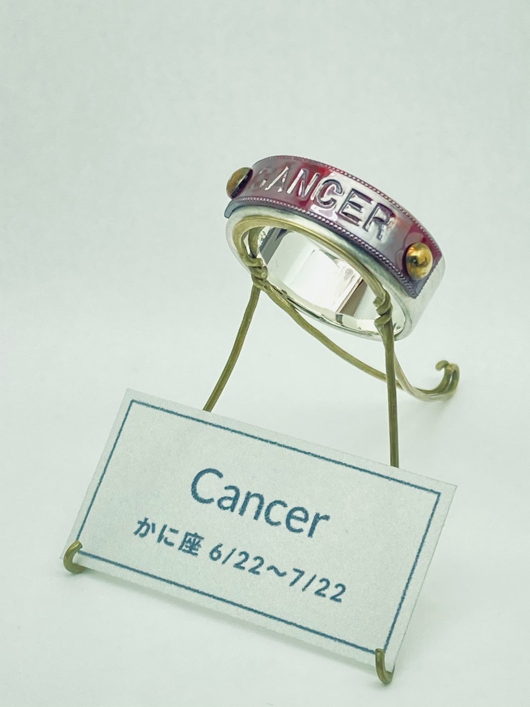 订制商品 星座戒指4【巨蟹座 CANCER 】 - 戒指 - 纯银 银色