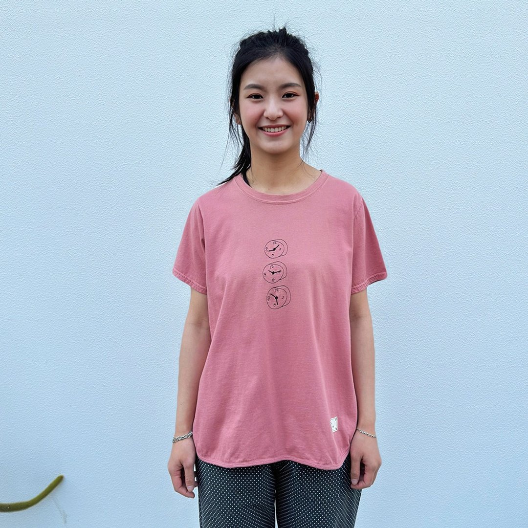 Hana Mokuba 圆领时钟绣花T恤 - 女装 T 恤 - 其他材质 