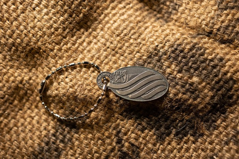 【METALIZE】Vintage Key Fob Tag Bulldog Emblem 老式斗牛犬吊( - 吊饰 - 铜/黄铜 