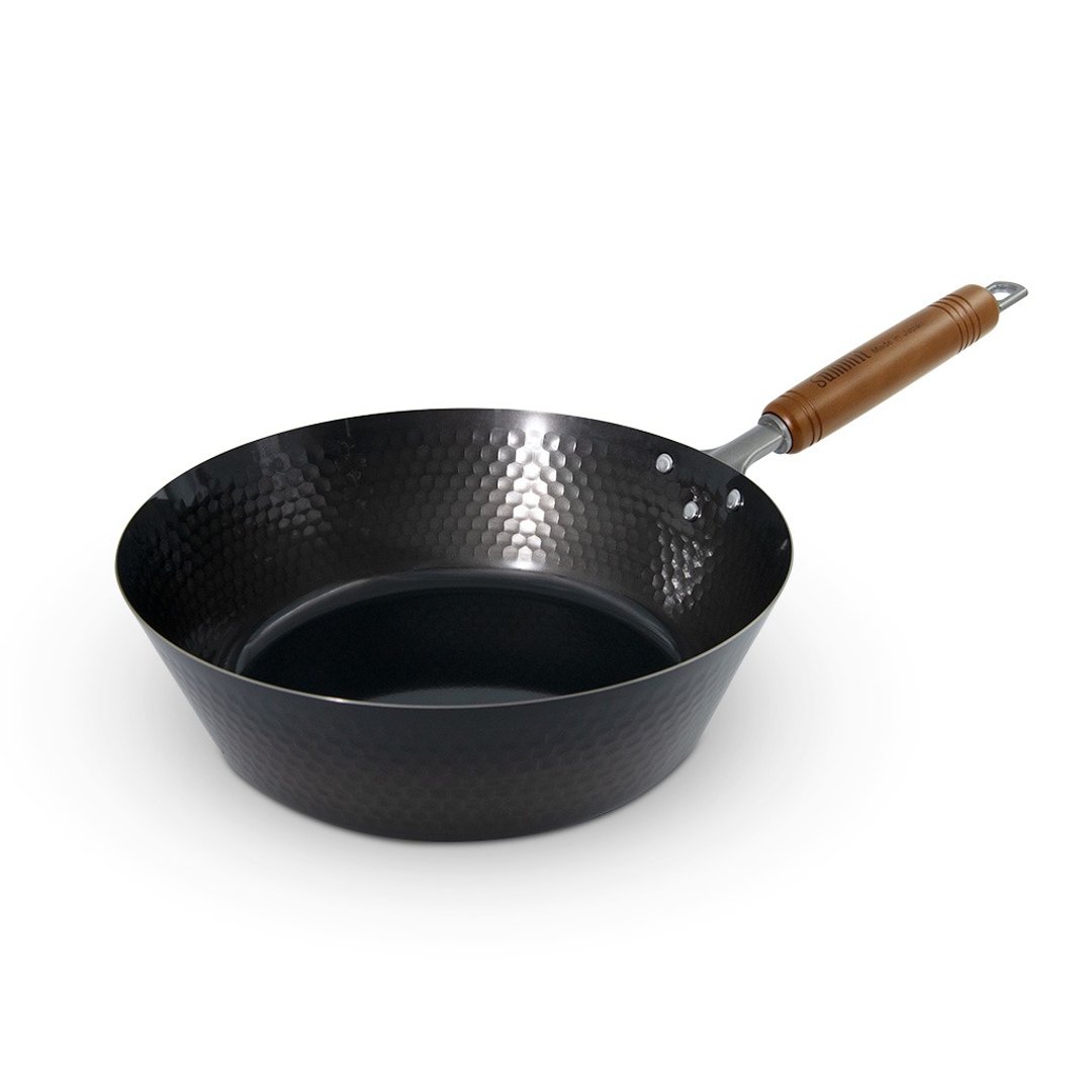 日本Summit-日本燕三条制铁流 铁煎锅系列 槌目深型煎锅 26cm - 厨房用具 - 其他金属 