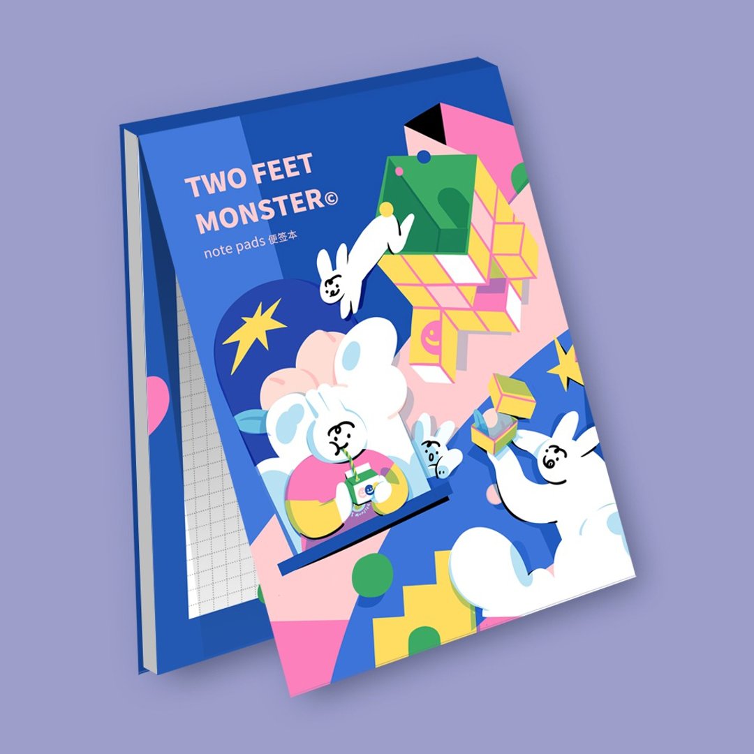 春日便签本 可撕无粘性 可爱的创意便利贴todolist少女 - 便条纸/标签贴 - 纸 多色
