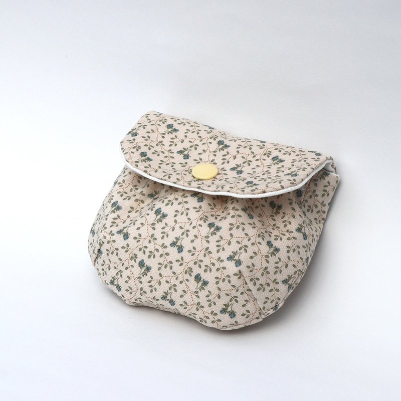 【 MY HANDMADE 】花系列 化妆品/收纳 两用包 l 日本棉布 l - 化妆包/杂物包 - 棉．麻 多色