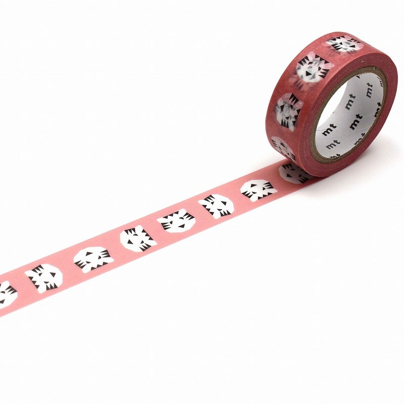 mt x PAPIER TIGRE 和纸胶带 / 粉红老虎 (MTPAPI05) - 纸胶带 - 纸 粉红色