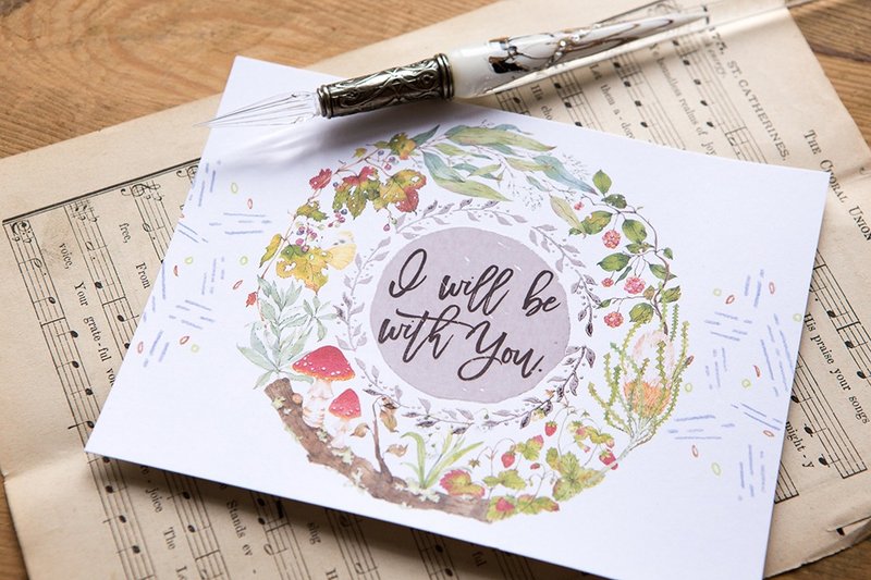 感温明信片 - 野地之声 by Hank 汉克 - 卡片/明信片 - 纸 多色